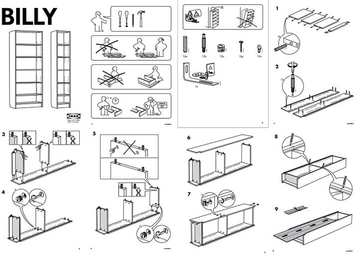 taart referentie Rechtsaf Een heldere montagehandleiding maken (zoals IKEA dat doet)