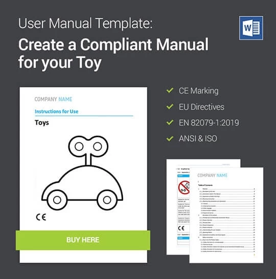 User Manual Template Toys