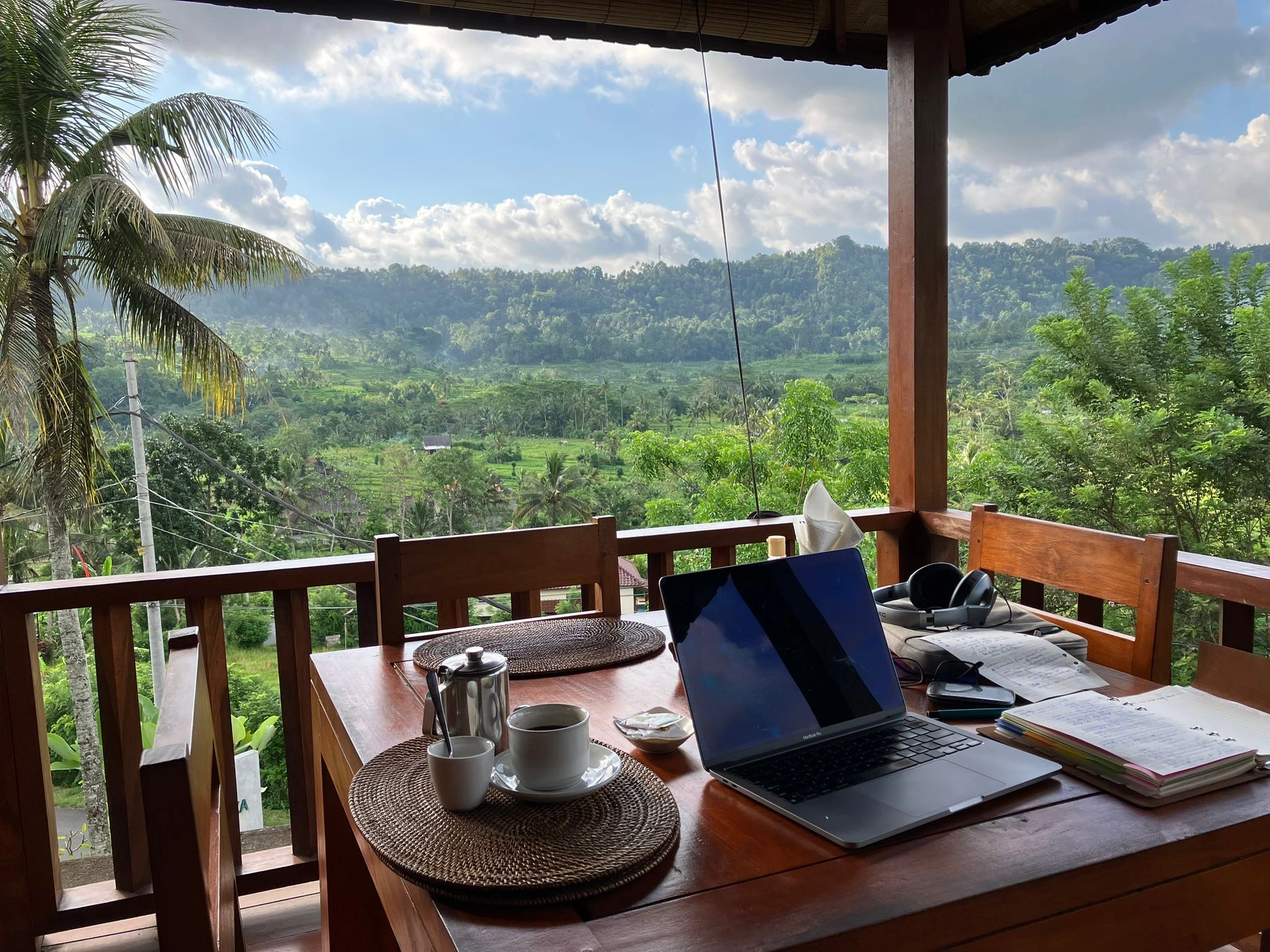 Erwin's view in Bali