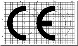 CE Mark Logo - Official Dimensions