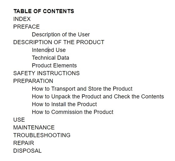 example technical writing assignment