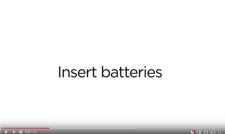 Hinweise Batterienwechsel