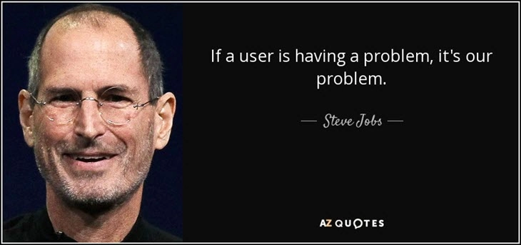 quote steve jobs users